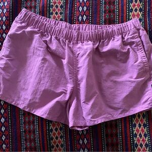 Patagonia Lavender Elastic Waist Shorts